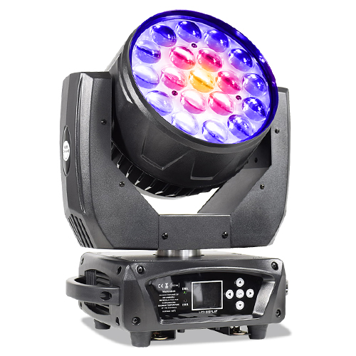 LED Zoom Wash 19X15W Moving Head DMX DJ Luzes