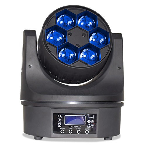 DMX Moving Head Beam Light 6x15W RGBW Bee Eyes Dj Lighs Effect Stage Lighting For Bar Club Party