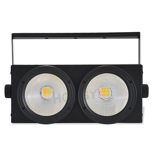 2 ojos 2x100W efecto estroboscópico par led 200W Lyre Wash Cob disco DMX luz para bar fiesta de Navidad