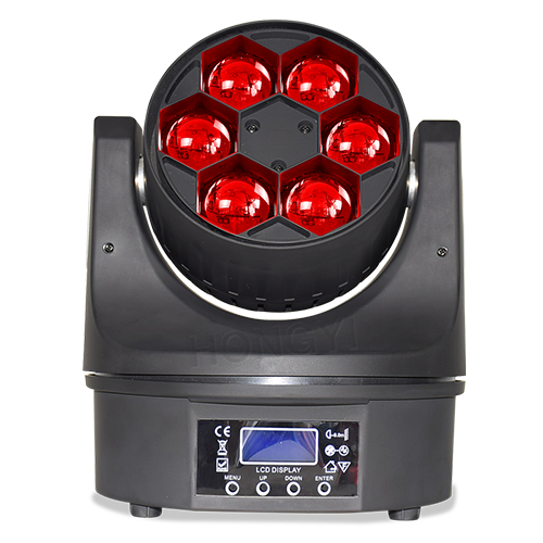 DMX Moving Head Beam Light 6x15W RGBW Bee Eyes Dj Lighs Effect Stage Lighting For Bar Club Party