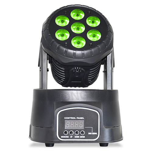 Led Mini Wash 7X12W Moving Head Light RGBW Wash Professional Stage Lighting