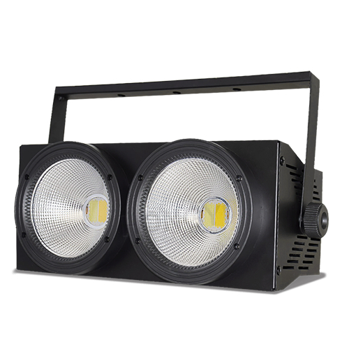 2 augen 2x100W Strobe Wirkung Par Led 200W Leier Waschen Cob Disco DMX Licht Für Bar weihnachten Party Zeigen