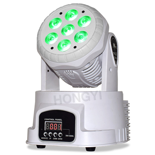 White Led Mini Wash 7X12W Moving Head Light