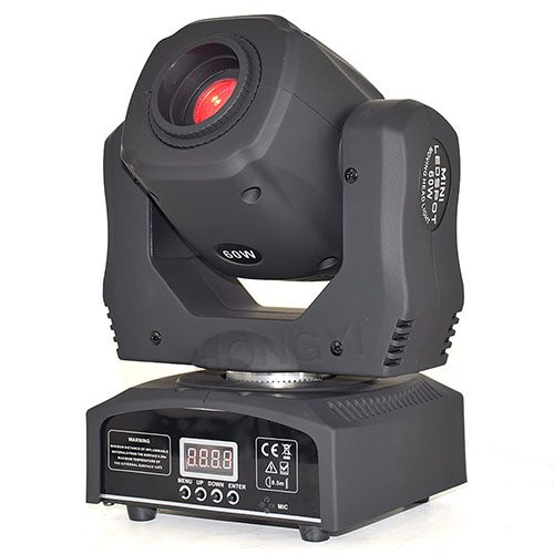 60W Mini Led Dmx Gobo Moving Head Spot Light For Club Dj Stage Lighting Party Disco Wedding Event