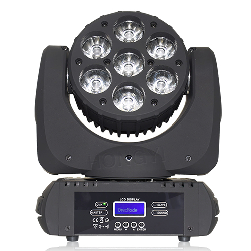 7X12W RGBW Beam Moving Head Stage Lighting