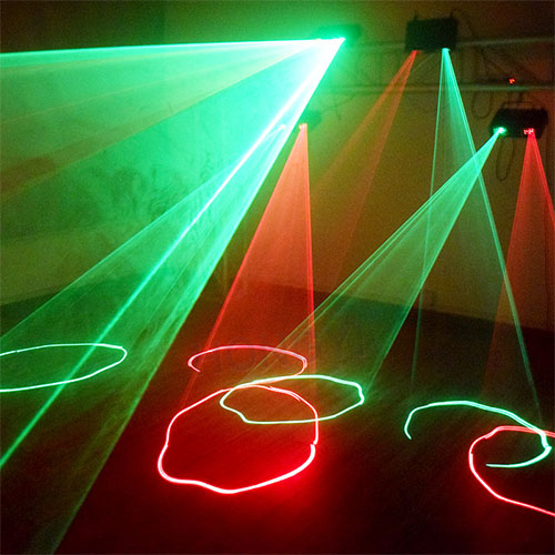 2 objektiv Laser Strahl Licht Party Bühne Licht