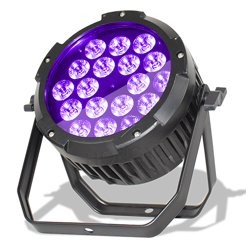 18X18W RGBWA + UV LED étanche par lumière