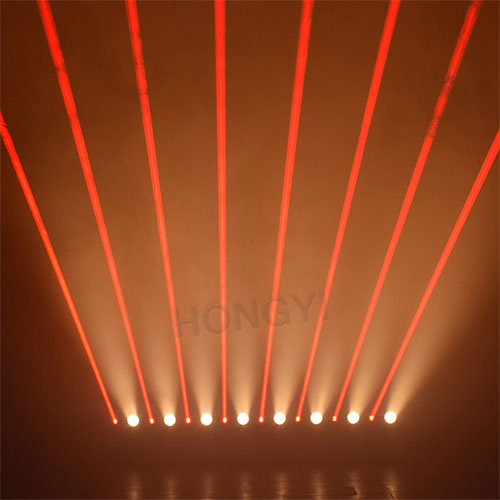 Lumière laser rouge 8 yeux Lyre Wash Lampe principale mobile