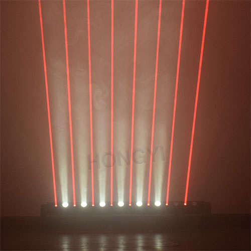 Red Laser Light 8 Eyes Lyre Wash Moving Head Light