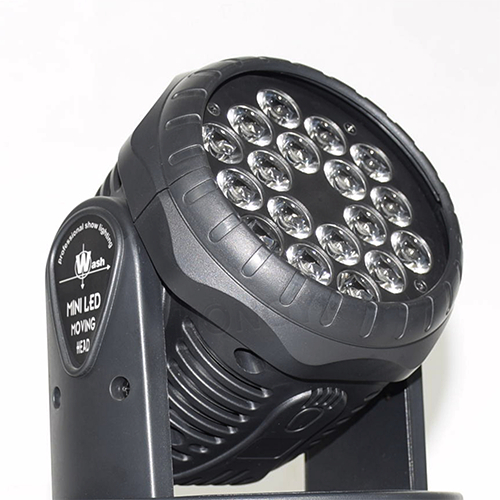 Faros delanteros móviles de lavado 18X3W RGBW