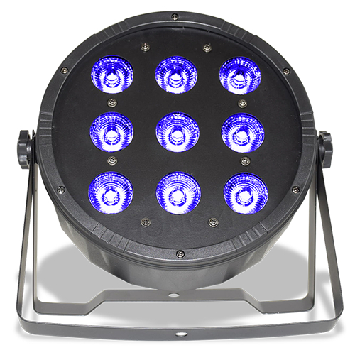 Светодиодный номинальный светильник RGBW 9X12 Вт
