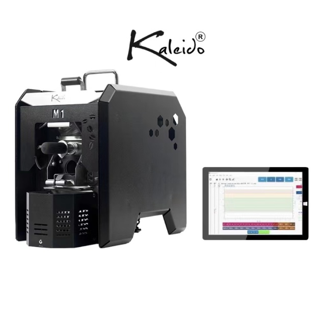 Enjoy the aroma of freshly roasted coffee with our Kaleido Sniper 50g small coffee roaster