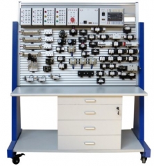 PLC Controlled Pneumatic and Hydraulic Training Test Bench Educational Mechatronics Trainer Equipment