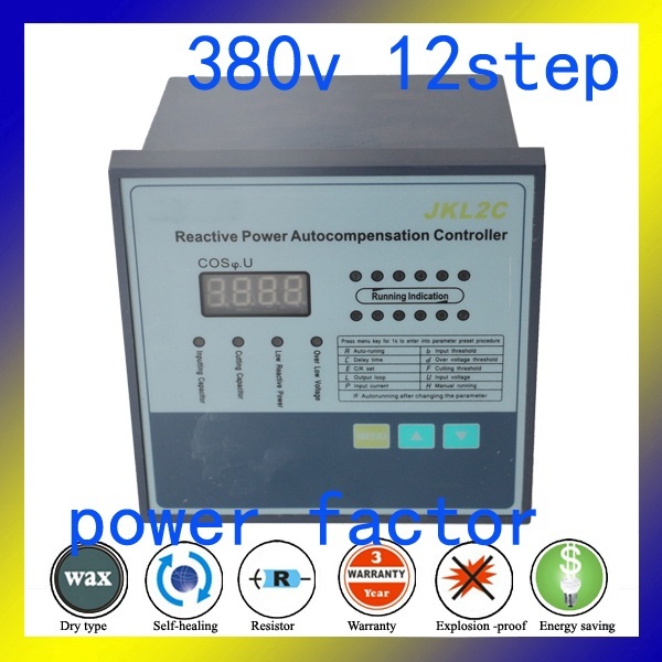 JKL5CF 380V 12step Power factor regulator
