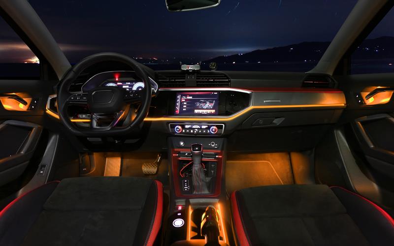 Audi Q3 주변 조명 시스템