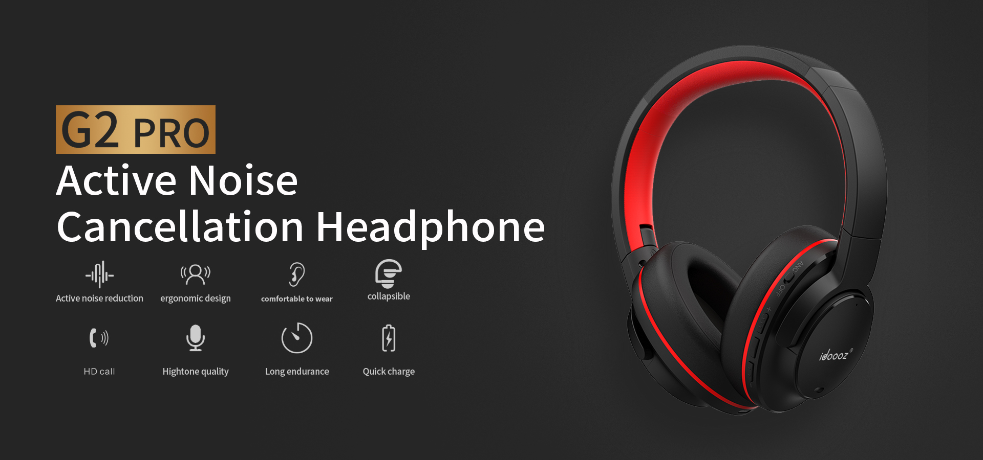 Active Noise  Cancellation Headphone