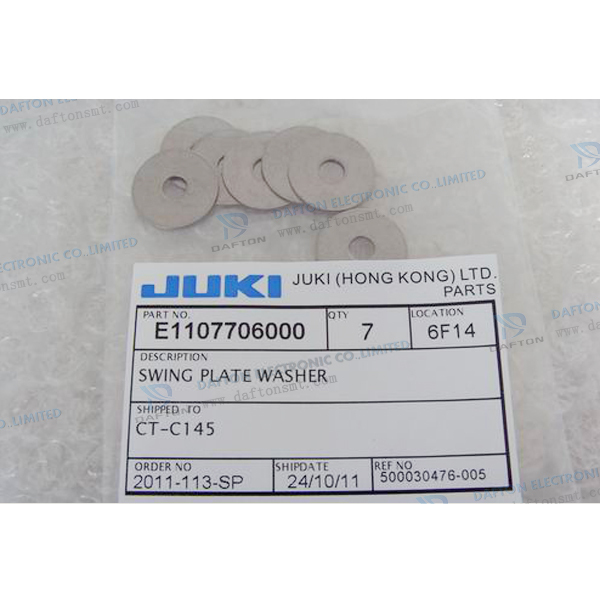 Genuine JUKI Feeder Parts E1107706000 Swing Plate Washer