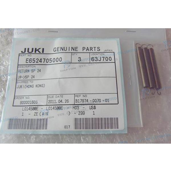 Genuine JUKI E6524705000 Return Spring 24