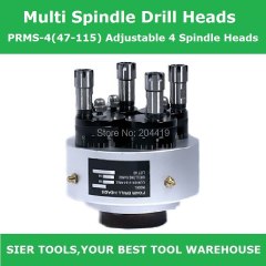 Multi Spindle Drill Heads/PRMS-4(47-115) Adjustable 4 Spindle Heads