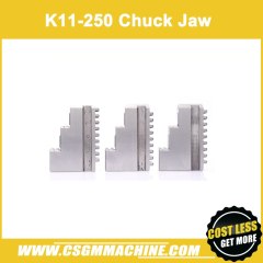 k11-250 Three chuck jaw/3pcs per set/Optional positive jaw & anti jaw/Self-centering Chuck Jaw