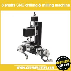 TZC20005M Mini Metal 3 shafts CNC drilling and milling machine/Mach3 CNC DIY Milling Machine