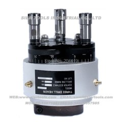 New Arrival!/Multi Spindle Drill Heads/PRMS-3(32-100)Adjustable 3 Spindle Heads/three spindle drilling heads/can be customized
