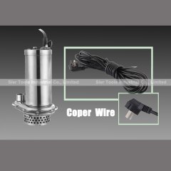 WQD250F stainless steel submersible pump/basement water pumping machine/250W sewage pump