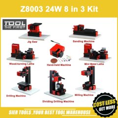 Z8003 8 in 3 Mini Lathe Kit/8in3 hobby machine kit/24W,20000rpm instructional lathe