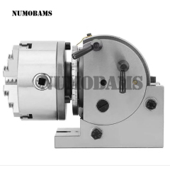 Numobams BS-0 Semi-Universal Dividing Head with 100mm 3-jaw Chuck for Metal Milling Machine Use