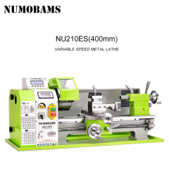 NUMOBAMS NU210x400ES Auto Left&Right Threading Making Semi-CNC Metal Lathe Machine