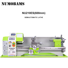 NUMOBAMS NU210x600ES Auto Left&Right Threading Making Semi-CNC Metal Lathe Machine