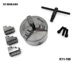 K11-100 3 Jaw Self-Centering Chuck for Mini Metal Lathe Use