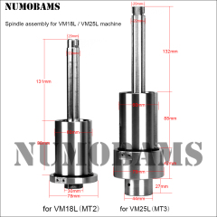 NUMOBAMS Spindle Assembly for VM18L(MT2)/VM25L(MT3) Milling Machine Use