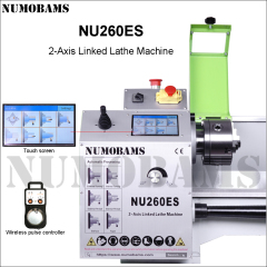 NUMOBAMS NU260ES 2-Axis CNC Linked Metal Lathe Machine