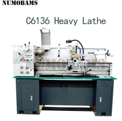 NUMOBAMS C6136 355*1000mm 1.5KW(2HP) with 160mm Chuck Industrial Metal Lathe Machine