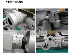 NUMOBAMS C6136 355*1000mm 1.5KW(2HP) with 160mm Chuck Industrial Metal Lathe Machine