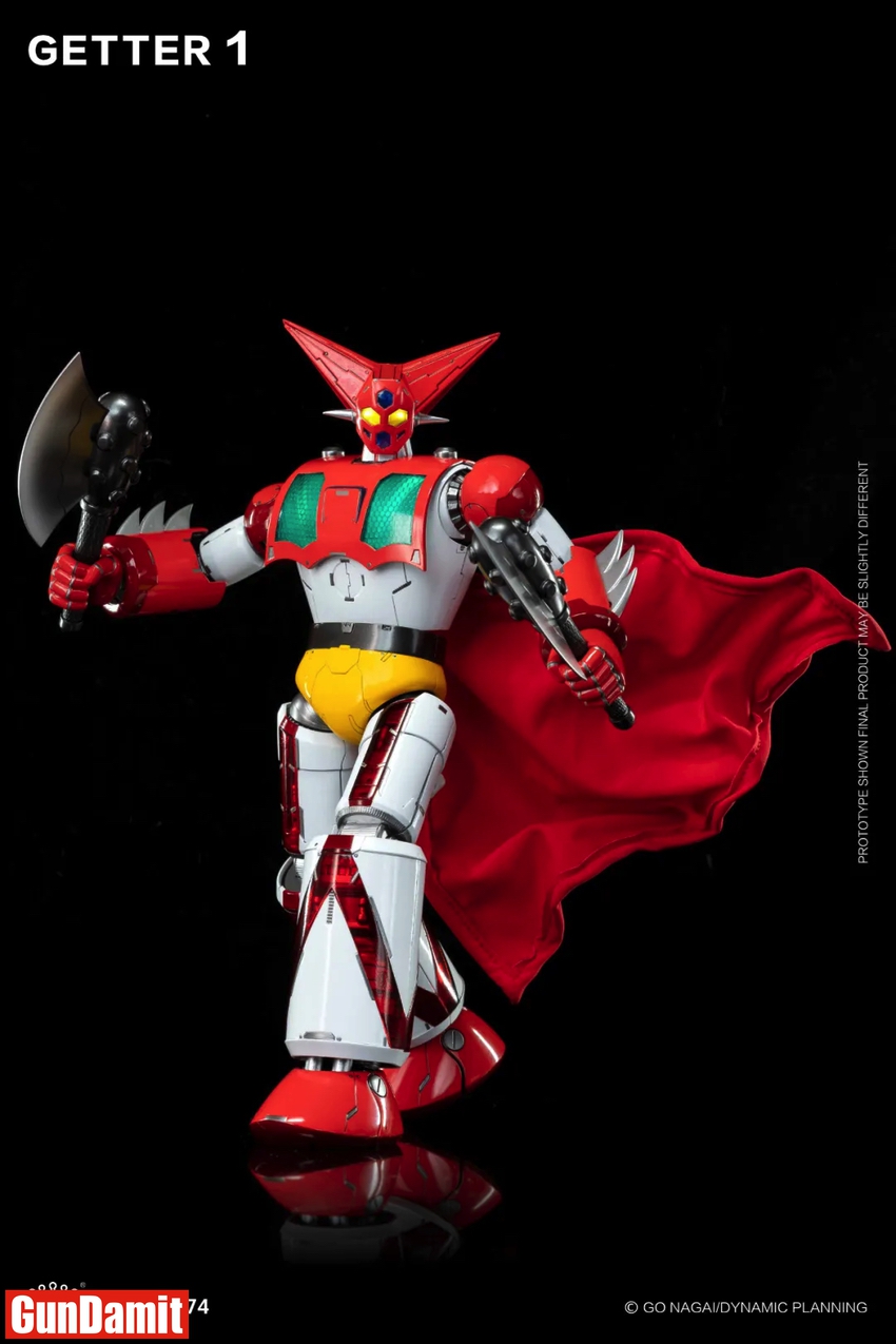 King Arts DFS074 Getter 1 action pose holding Getter Tomahawk and gun King Arts DFS074 Getter 1 action pose holding Getter Tomahawk and gun