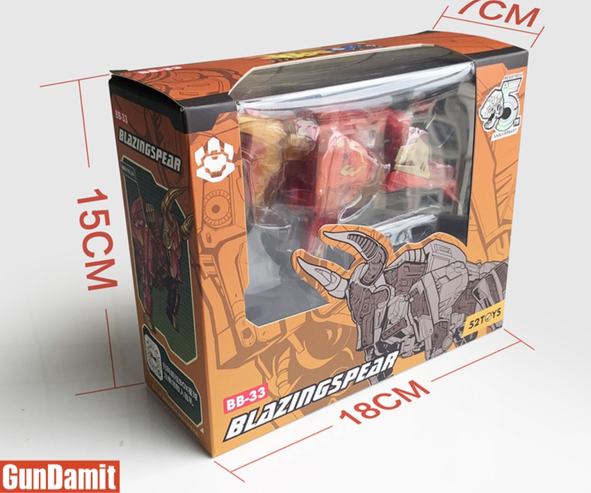 52Toys BeastBox BB-33 Blazingspear product box showing bull beast mode artwork 52Toys BeastBox BB-33 Blazingspear product box showing bull beast mode artwork