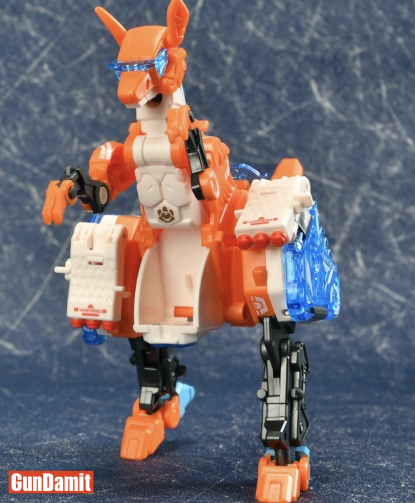 52Toys BeastBox BB-35 Ricochet beast mode side view dynamic kicking pose 52Toys BeastBox BB-35 Ricochet beast mode side view dynamic kicking pose