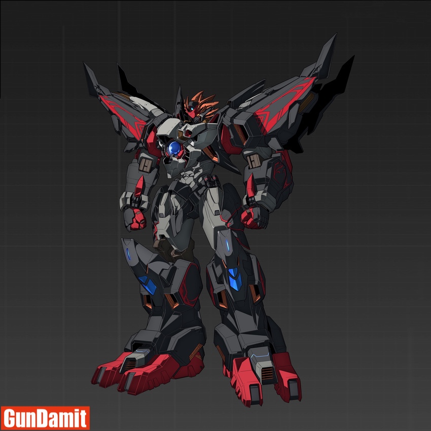 HunShang High Action Metal Iron Saga Asmodeus mech concept art front view HunShang High Action Metal Iron Saga Asmodeus mech concept art front view