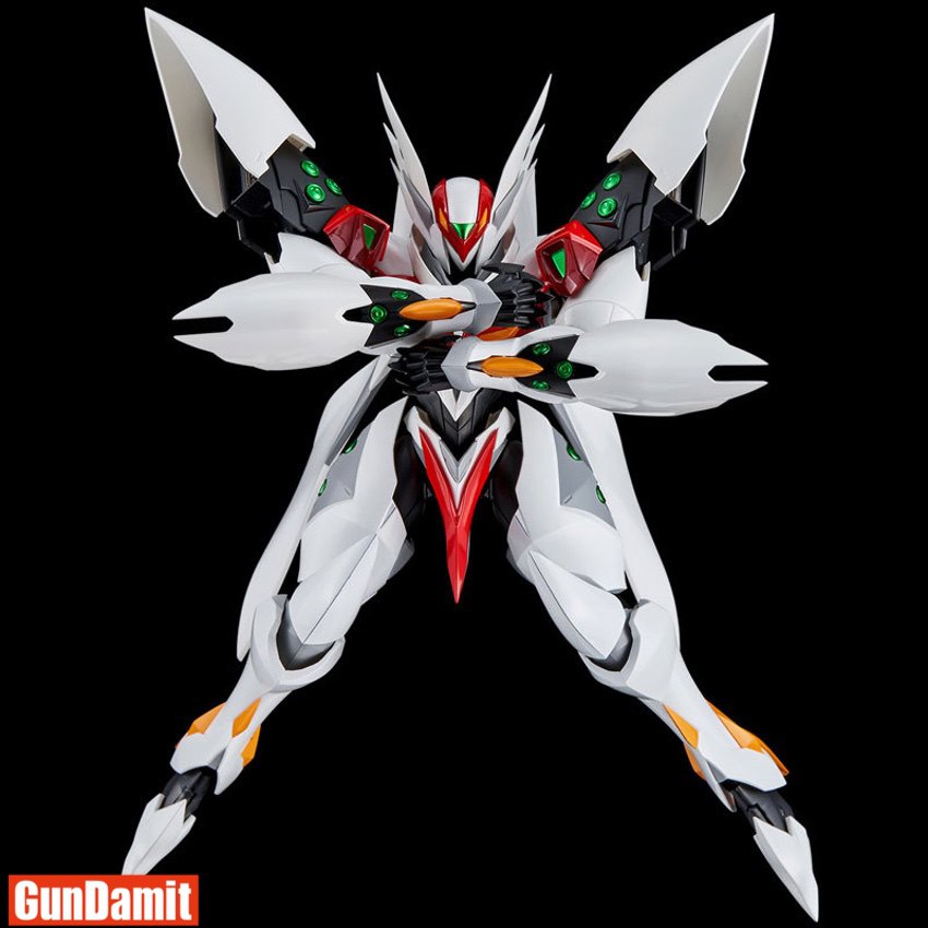 Sentinel Riobot Tekkaman Blade D-boy Evolution rear view showing full crystal wing and back armor detail Sentinel Riobot Tekkaman Blade D-boy Evolution rear view showing full crystal wing and back armor detail