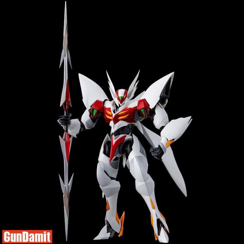 Sentinel Riobot Tekkaman Blade D-boy Evolution standing pose holding lance with crystal wings spread Sentinel Riobot Tekkaman Blade D-boy Evolution standing pose holding lance with crystal wings spread