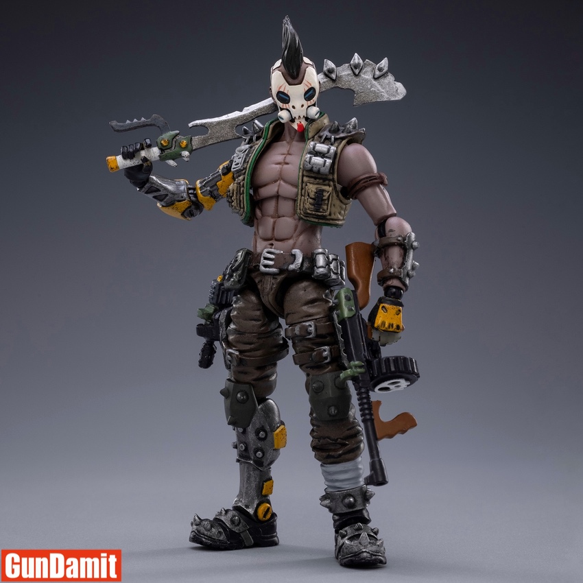JoyToy 1/18 Cult of San Reja Jack front view with axe and rifle JoyToy 1/18 Cult of San Reja Jack front view with axe and rifle