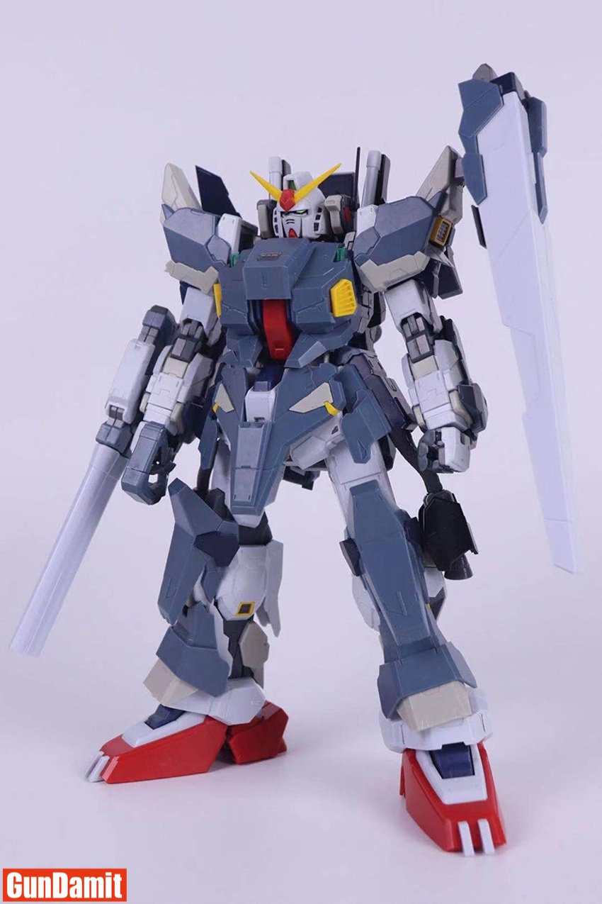 Full Armor Gundam Mk-II alternate angle front view with beam rifle and shield Full Armor Gundam Mk-II alternate angle front view with beam rifle and shield