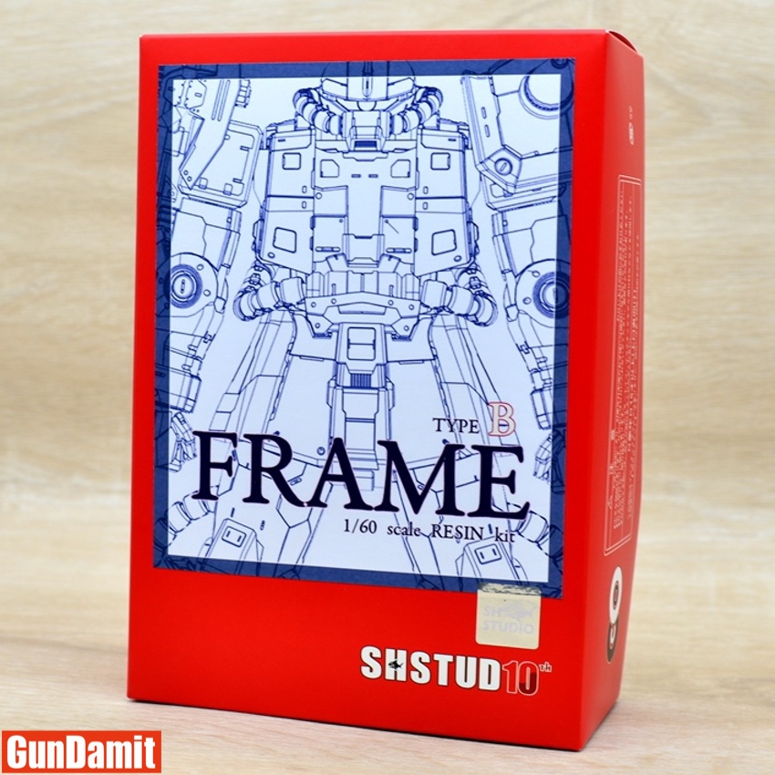 SH Studio 1/60 Frame Type B resin kit red packaging box front view SH Studio 1/60 Frame Type B resin kit red packaging box front view
