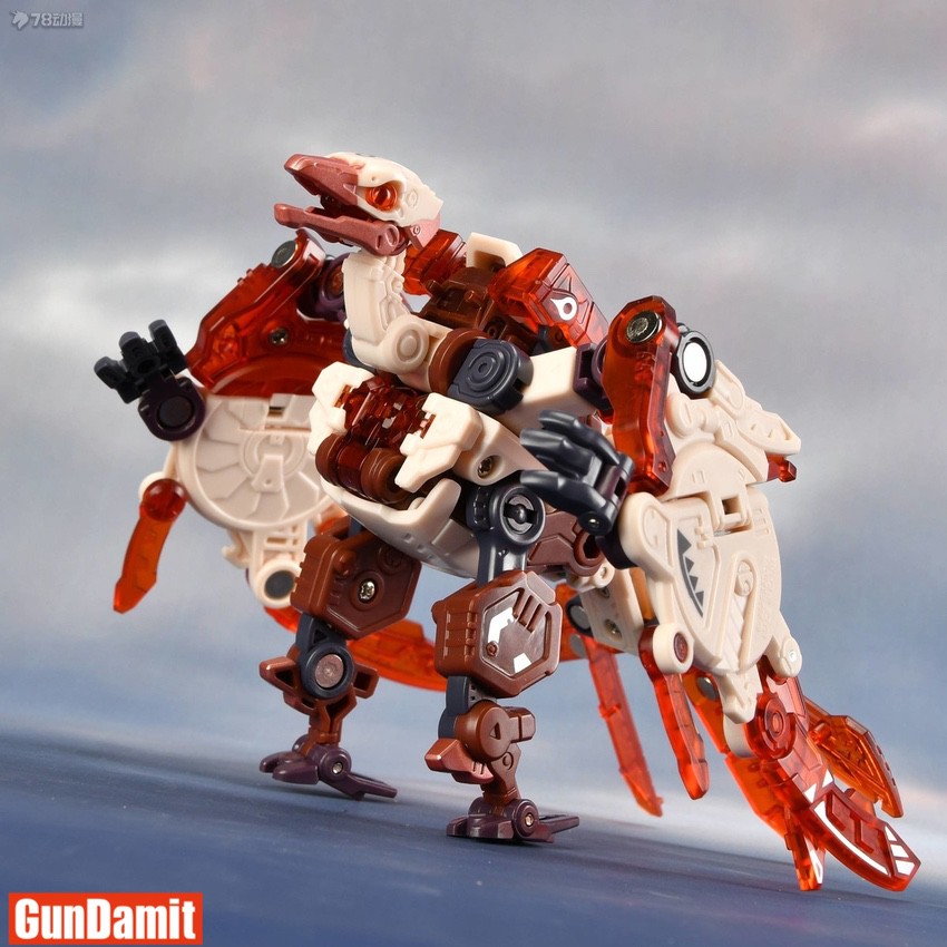 52Toys BeastBox Stratosphere beast mode side profile showing detailed armor 52Toys BeastBox Stratosphere beast mode side profile showing detailed armor