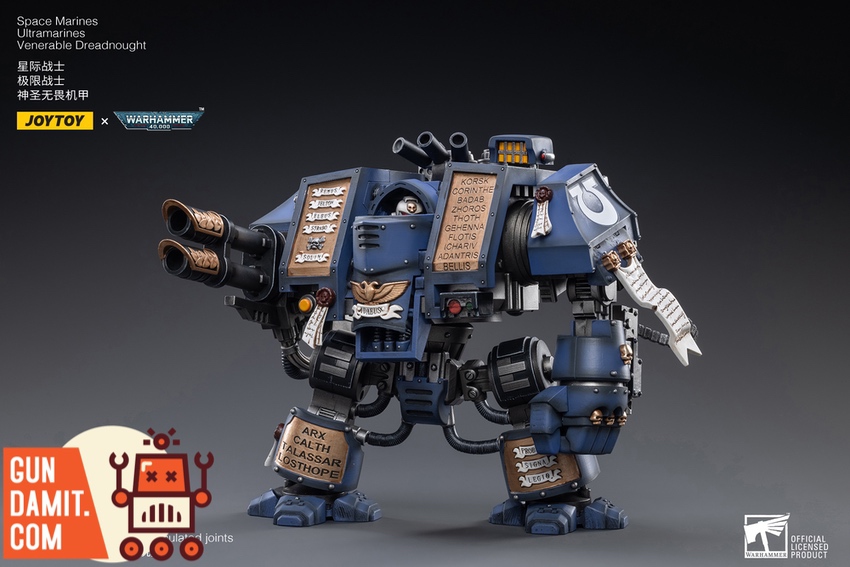 JoyToy JT2467 Venerable Dreadnought alternate angle with assault fist JoyToy JT2467 Venerable Dreadnought alternate angle with assault fist