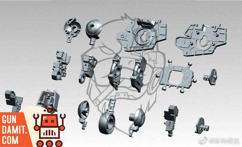 Roast Duck Alloy Frame Parts Exploded View and Components Roast Duck Alloy Frame Parts Exploded View and Components