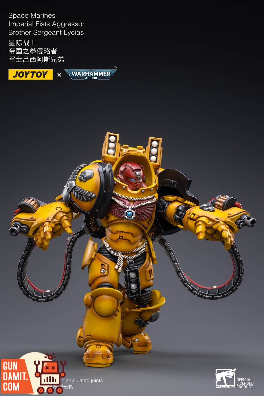 JoyToy 1/18 Imperial Fists Lycias promo view 6 JoyToy 1/18 Imperial Fists Lycias promo view 6