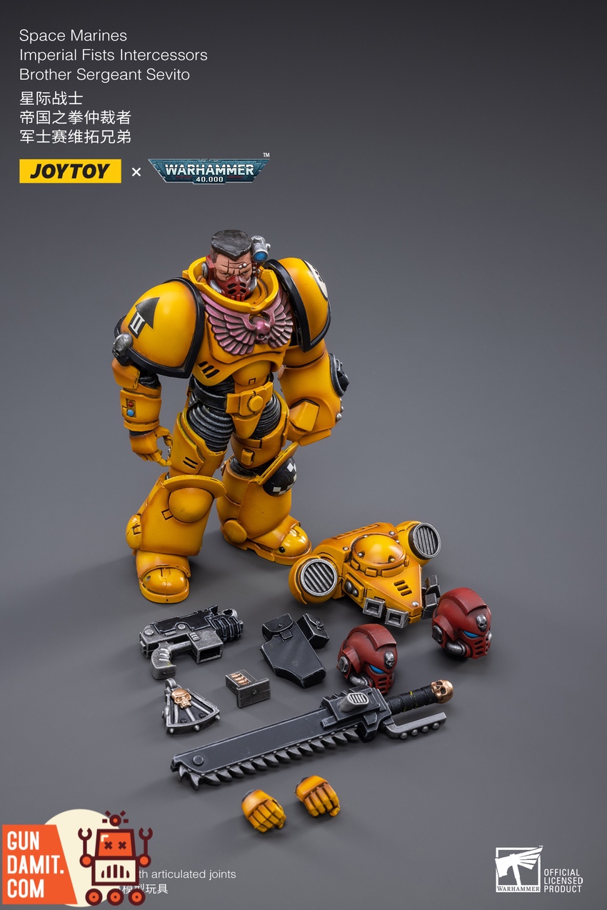 JoyToy 1/18 Imperial Fists Sevito promo view 6 JoyToy 1/18 Imperial Fists Sevito promo view 6